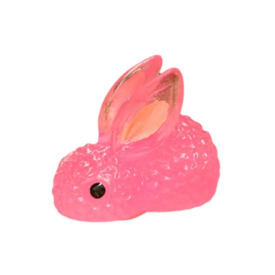 Luminous Micro Landscape Rabbit Ornaments Glow in The Dark Bunny Figurines for Moss Micro-Landscapes Fish Tank Decoration DIY Accessories