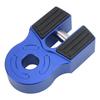 Winch Shackle Mount 30000Lbs Loading Iron Pin Rubber Guard Universal for ATV Pickup Soft Shackle D Ring Blue