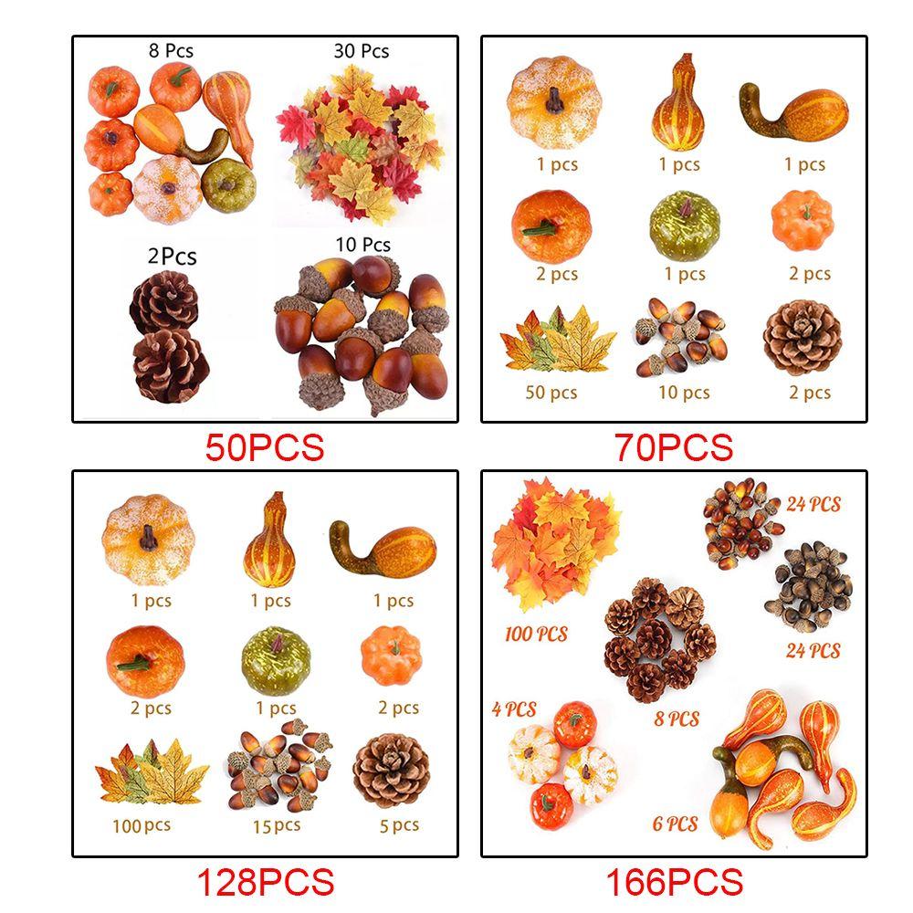 Faux Decoration Lifelike DIY Craft Simulation Props Halloween Artificial Pumpkin Fake Vegetable
