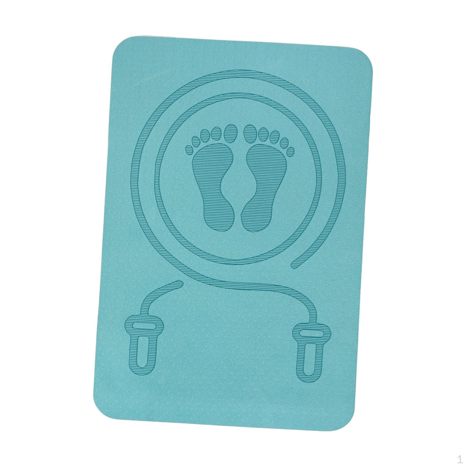 

Коврик для прыжков со скакалкой Коврик для фитнес-упражнений Защищает полы и оборудование Коврик для прыжков со скакалкой синий