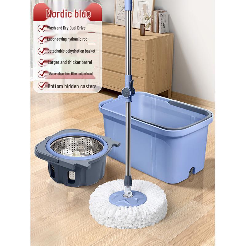Spin Mop Household Double Drive 2025 Model - Automatic Spin Dry and Dehydration System