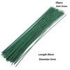 30 Yard 12MM páska s květinovým stonkem Živůtek Knoflíková dírka Umělá květinová tyčinka Květinářství Zelené pásky Nylonové květinové potřeby