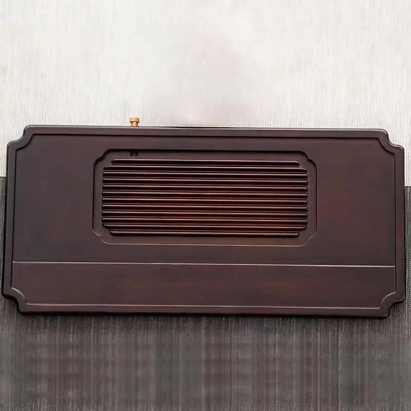 New bamboo tea tray tea table home rectangular living room dry tea tray light luxury water storage tea set tray tea sea