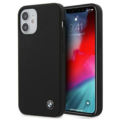 Bmw Bmhcp12Ssilbk Case for Iphone 12 Mini5.4 Black/Black Hardcase Silicone Signature