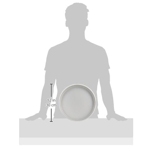 Endo Shoji Commercial TKG Aluminum Anodized Decorative Pan with Bottom, 11-inch, Shallow, Aluminum, WDK8108