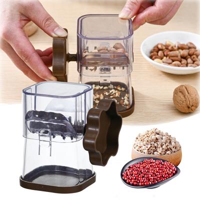 Manual Nut Grinder Dried Fruit Crusher Hand Walnuts Masher Chocolate Chopper Multifunctional Portable Grinding Tool for Nuts Chocolate 360 Degree
