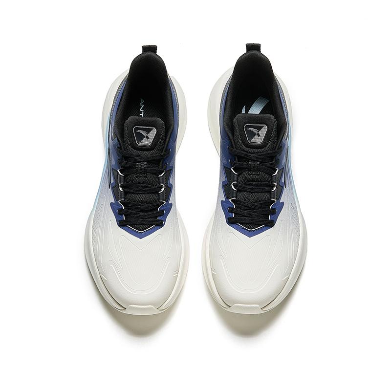 Anta Duci 5 Comfortable Versatile Non-Slip Wear-Resistant Shock Absorbing Low-Top Casual Running Shoes Men Sneakers White Blue 912415552-10