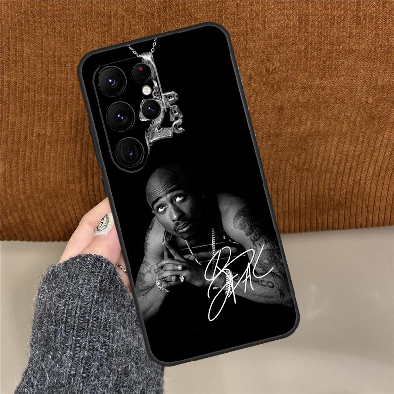Tupac Shakur Phone Case For Samsung Galaxy S25 Ultra S9 S10 Plus S20 FE S21 S22 S23 S24 Ultra Back Cover