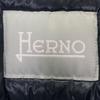 Herno GC0015G-39601 Navy Wool X Nylon Different Material Switching Hooded Down Coat Coat 14A NavyUsed