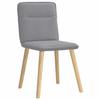 VidaXL Dining Chairs Set of 6 Light Grey Fabric, Chair, Living Room Chair, Accent Chair, Kitchen Chair, Seat of 3315590