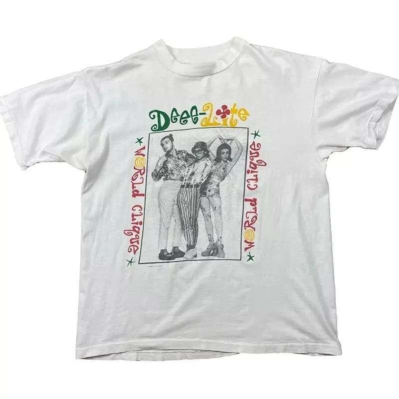 dEEE-lITE sHORT sLEEVE tOUR cOTTON t- sHIRT uNISEX aLL sIZE Reprint BL1120