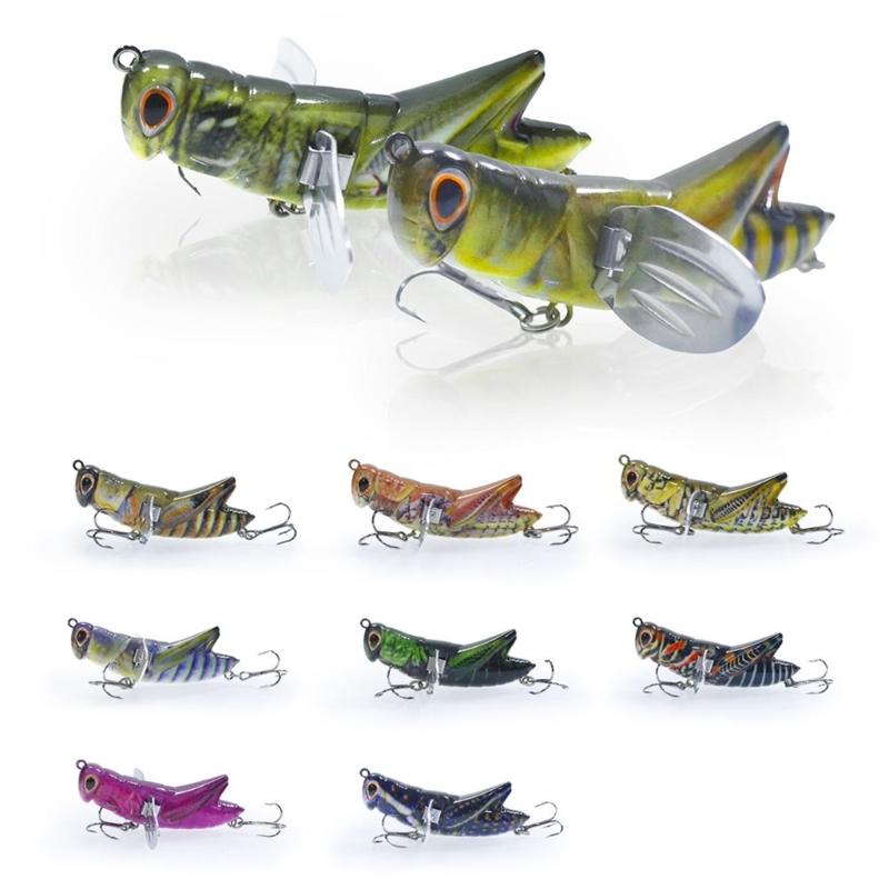 Professional 3D Eye Fishing Lures With Realistic Swimming Action Sea Fishing Tackles Artificial Crickets BaitS