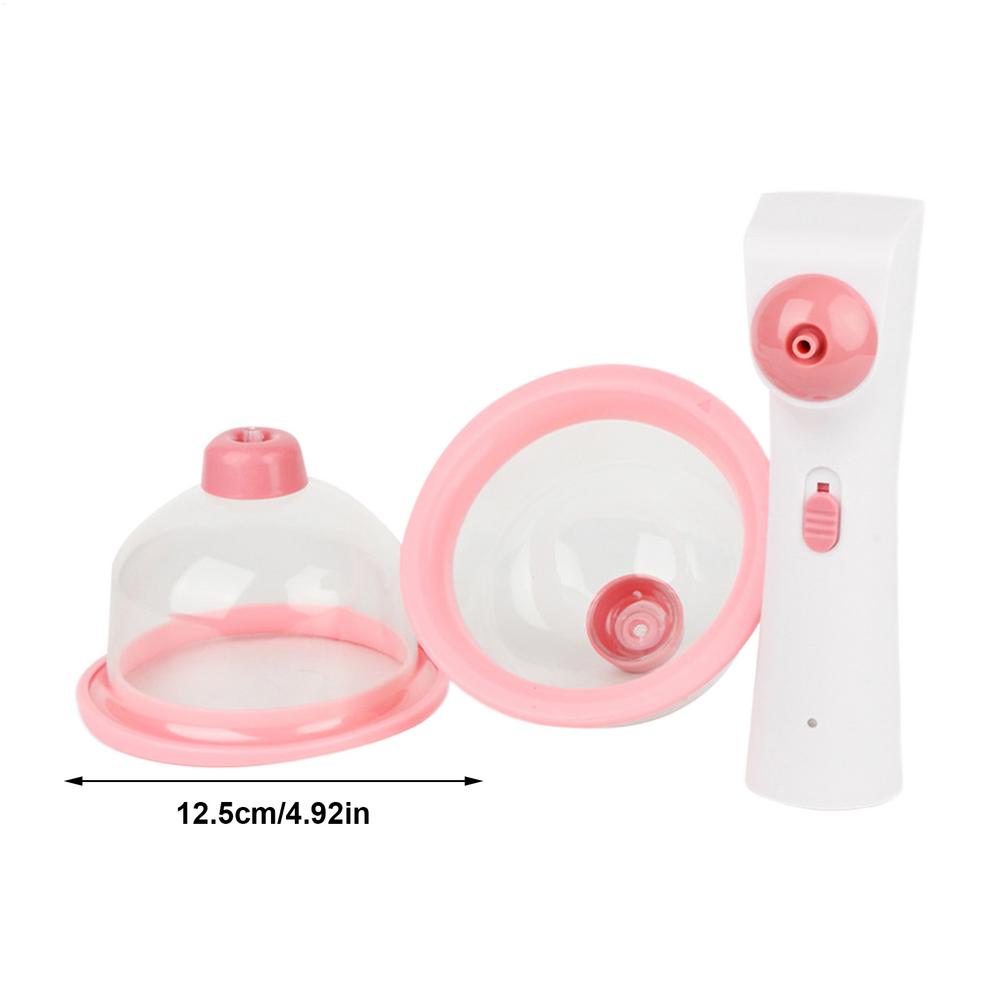 

Electric Breast Machine Rechargeable Sagging Chest Massage Pump Electric Cupping Device Firming Chest for Women Family Lover червоний