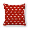 Creative And Unique Christmas Deer Digital Printing Short Plush Pillow Covers For Car Sofa Office Cushion Cover Home Goods