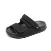 Boys' Summer Sandals / Children's Suede Leather Open-Toe Beach Shoes / Adjustable Casual Fashion Sandals