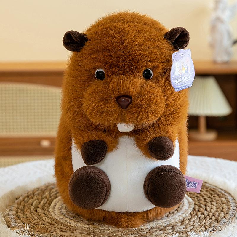 Cute and Cute Fox Marmot Rabbit Doll Sleeping Pillow Plush Toy Doll Gift for Best Friend