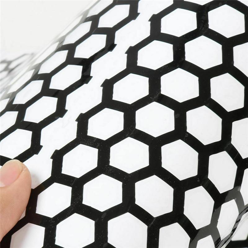 6PCS/Set Car Stickers Honeycomb Specific Creative Decoration For Ford Mustang 2015 2017 Rear Lamp Lights Auto Tuning Styling