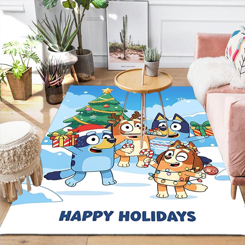 1Pc Christmas Friends Celebration Rug Office Carpet Indoor Outdoor Doormat Nonslip Soft Living Room Christmas Halloween Gift D92213