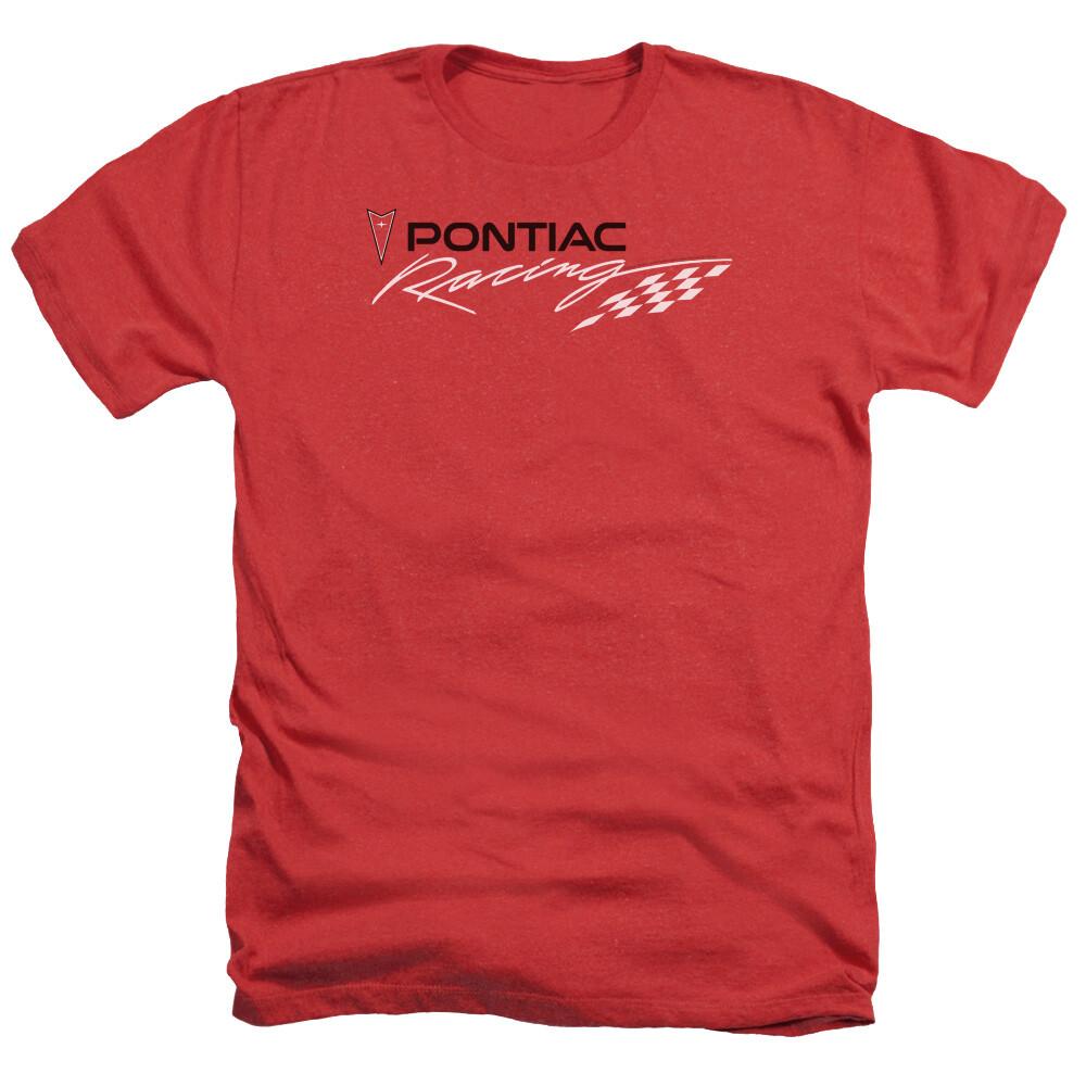 

PONTIAC RED PONTIAC RACING Licensed Adult Men s Heather Tee Shirt SM-3XL Unisex T-Shirt S