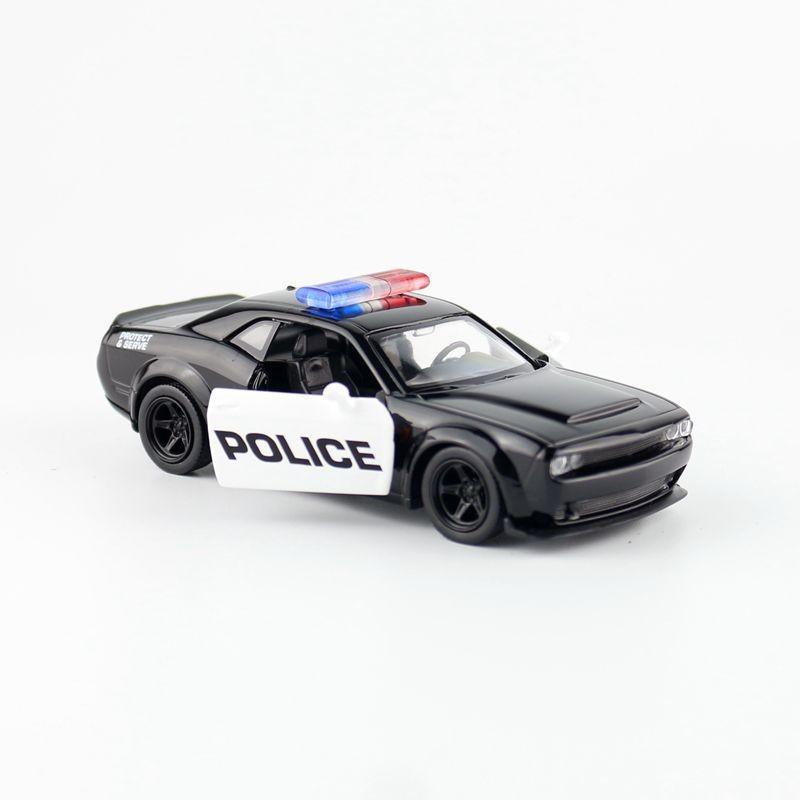 Car Challenger Police Model With Opening Windows For Kids And Collectors