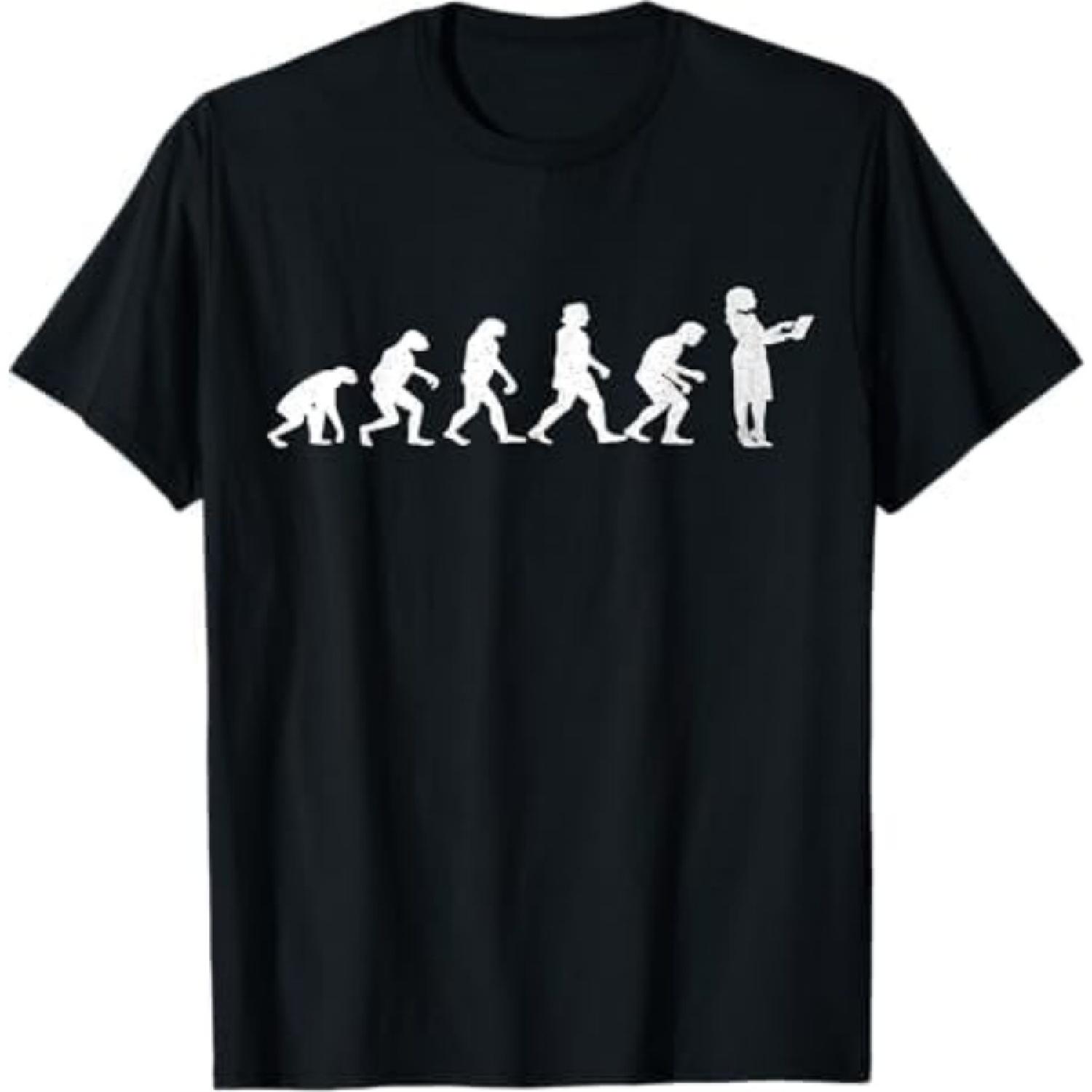 Certified Public Accountant CPA Evolution Accountant T-Shirt JC Black S
