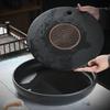 Light Luxury Ceramic Round Tea Brewing Tray