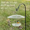 UV Protection Umbrella Bird Feeder Clear Dome Hanging Bird Feeder Baffle  Balcony Garden