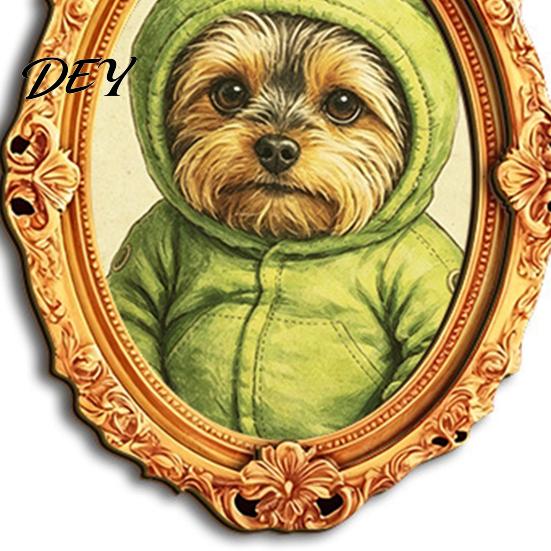 Reusable Magnetic Decals 1/6Pcs Halloween Retro Frame Refrigerator Magnet, Wood Carved Fridge Decor Cabinet Whiteboard Magnet for Home Office Kitchen