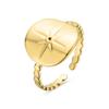 Ring - LUXENTER - Leri - Brilliant Zirconia - 18 Carat Yellow Gold - Woman