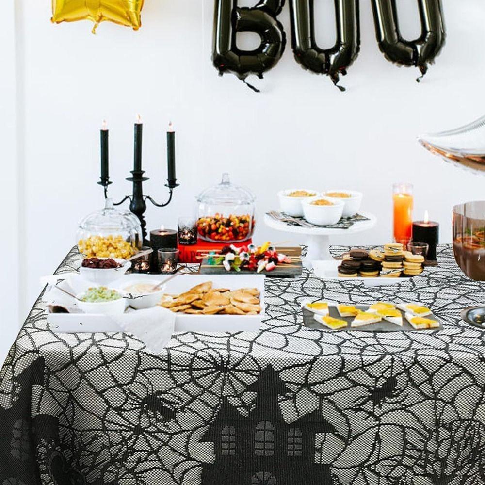 Environmentally Friendly Halloween Lace Tablecloth Disposable Tablecloth  Festival Party
