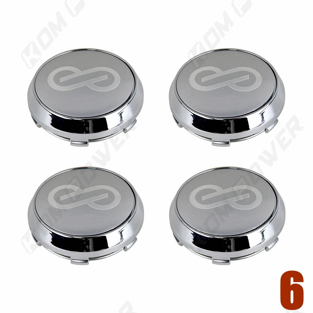 ASZ1 4PCS OD 68MM / ID 64MM Sport Wheel Center Cap XXR SSR ENKEI Racing Emblem Sticker Wheel Cover Cap Hubcaps Car Styling