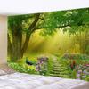 Forest Animals Garden Trees Scenery Tapestry Wall Background Decoration Hanging Cloth Room Living Room Home Decoration