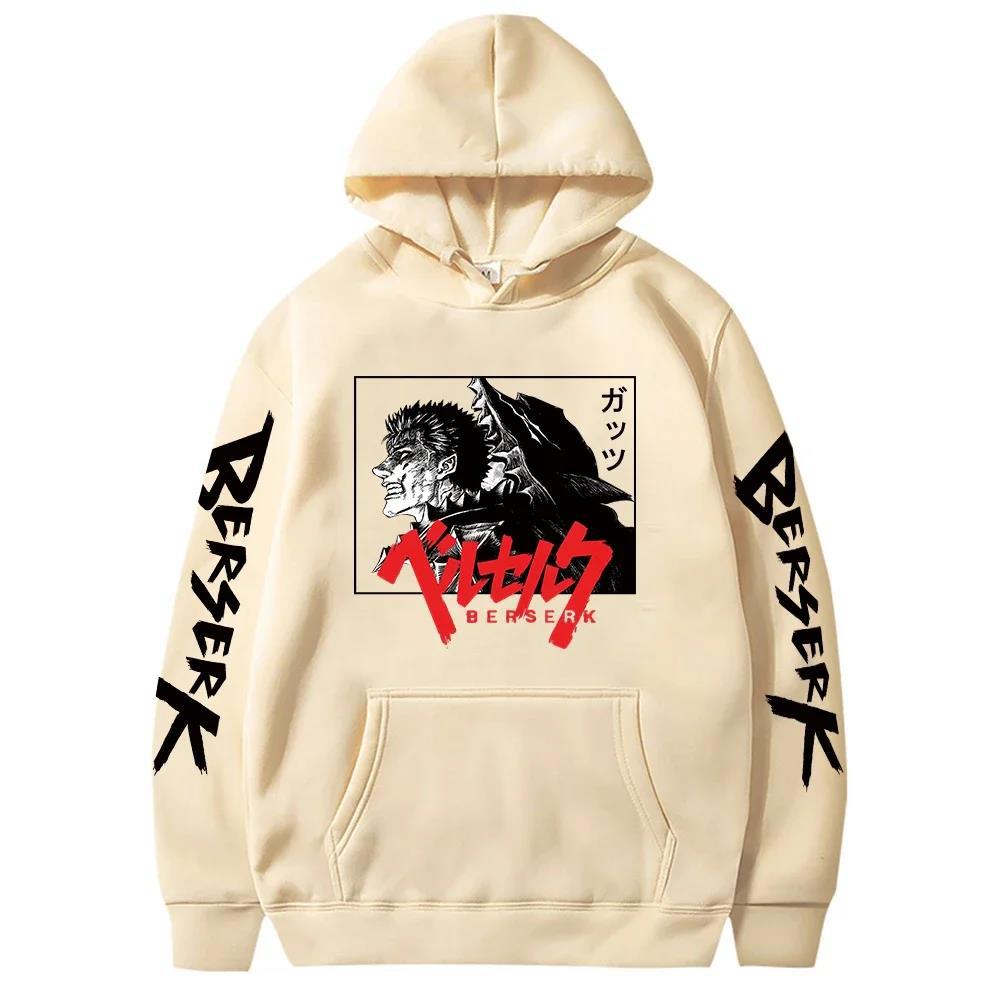 Japan Anime Berserk Guts Hoodies Sweatshirt Loose Casual Man
