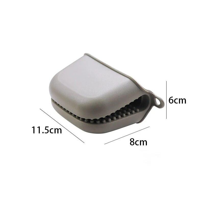 2 Dicke Isolierte Handclips Mit Rutschfestigkeit Und Hochtemperaturbeständigkeit Mikrowellenofen Silikonhandschuhe Küchenbackhandschuhe