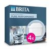 Vannfilter - BRITA - MAXTRA Pro - 4 Enheter - Hvit Plast - For varme og kalde drikker