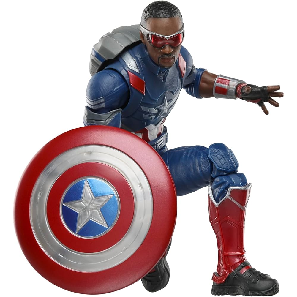 Hasbro Marvel Legends Series Captain America: Schöne neue Welt Sammlerstück 6 Zoll (15 cm) Deluxe Actionfigur G0158, Authentisch