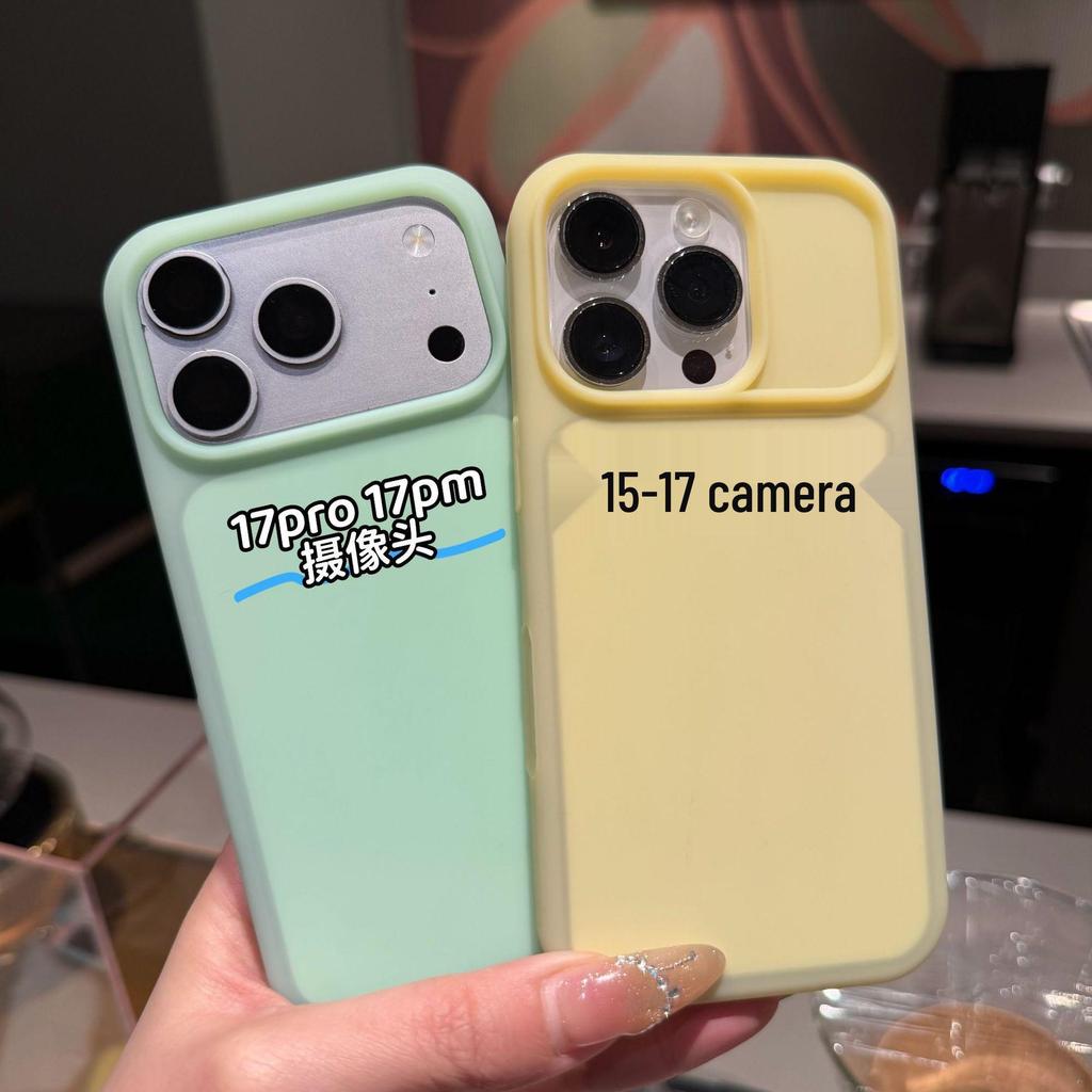 Apple 17 Pro Max Silicone Case: Large Hole, Matte AI Buttons, Fits iPhone 16