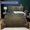 Muslim Pattern Bedding Uilt Set Uilt Cover Pillowcase Home Decoration Birthday Gift (1 * Duvet Cover + 2 * Pillowcase  Without Core)130