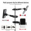 Tablet & iPad Phone Holder with Tripod & Camera Clip for Multi-Camera Views