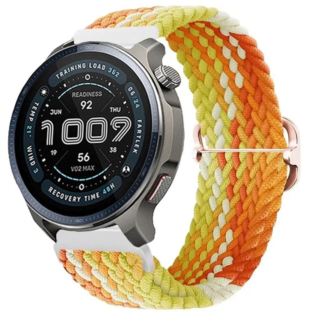 

22mm 20mm Nylon Strap for Amazfit Balance 2 1/Bip 6 5 Sport Bracelet Watchband Correa for Amazfit GTR 47mm/GTR 4 3/GTS/Active 2 Strap width 20mm