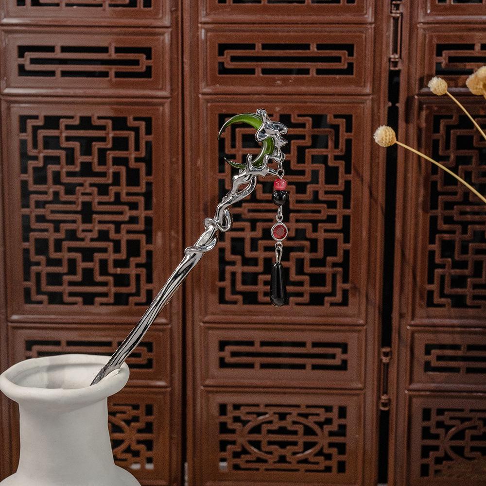 Nationalstil Perle Blume Quaste Quaste Quaste Anhänger Hanfu Accessoire Haarnadel Weiblich Neu Chinesisch Antiker Stil Glockenblume Haarnadel