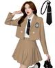 JIURUN Uniform Lolita Gothic Lolita Military Halloween Anime Mori Girl Pleated Skirt and Gothic Plus Cute Perfect for Christmas and Halloween Size