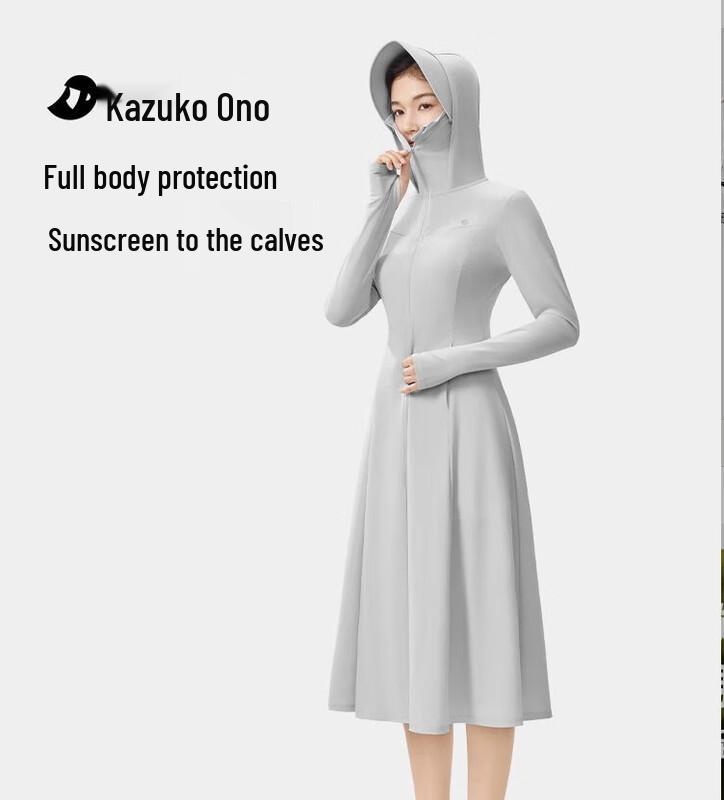 Women s Long Slim Fit Ice Silk Sun Protection Jacket