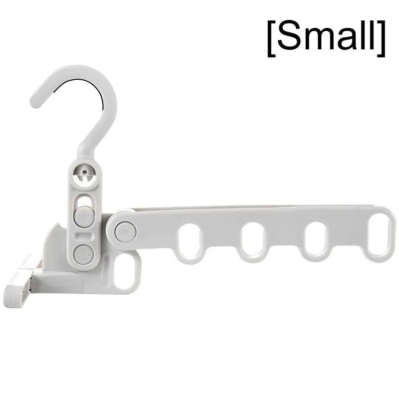 Portable Foldable Travel Hanger Clothes Quick Organizing Storage Travel Hanger with 5 Holes Suitable for Hotel Camping Travel