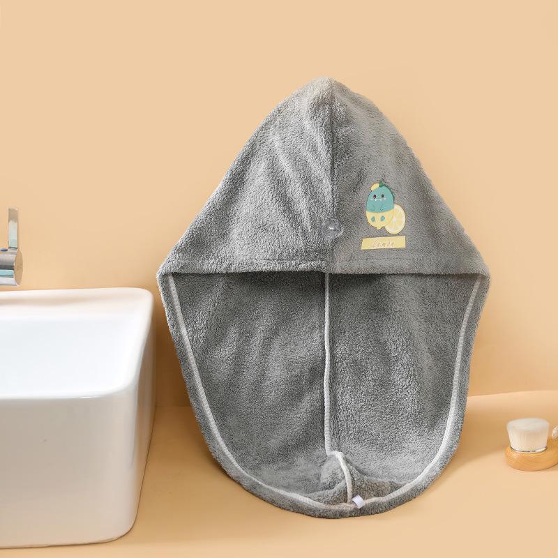 

2025 Жіноча швидковисихаюча шапочка з коралового флісу: Двошаровий, потовщений, абсорбуючий і милий. Women s Headscarf