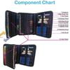 96 Pcs/set Professional Sketching Pencils Coloured Pencils Folding Bag Watercolour Graphite Pencil Set Drawing Art Set Wooden