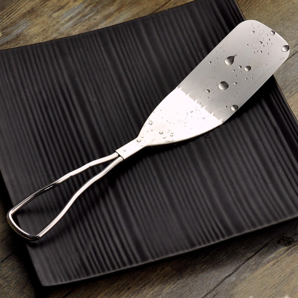 Rectangle Head Cake Spatula Silver Barbecue Shovel Pizza Turner Cooking Shovel Teppanyaki