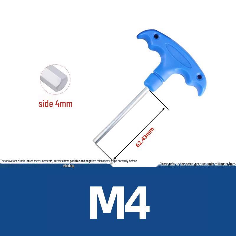 Nickel-Plated T-Handle Hex Key Tool, Metric/Imperial Sizes M0.9-14mm & 1/16-3/8"