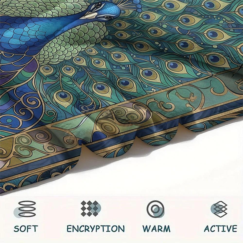 1 Stück Wunderschöne Flanelldecke mit Tierprint, Hohe Qualität, Bequem für alle Jahreszeiten, Heimdekoration, Wärme und Komfort, Perfekt für Weihnachtsgeschenke