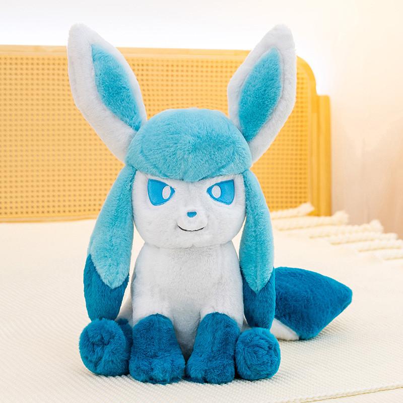 

Glaceon Plush Toy With Short Plush Material For Kids And Collectors 40cm синий